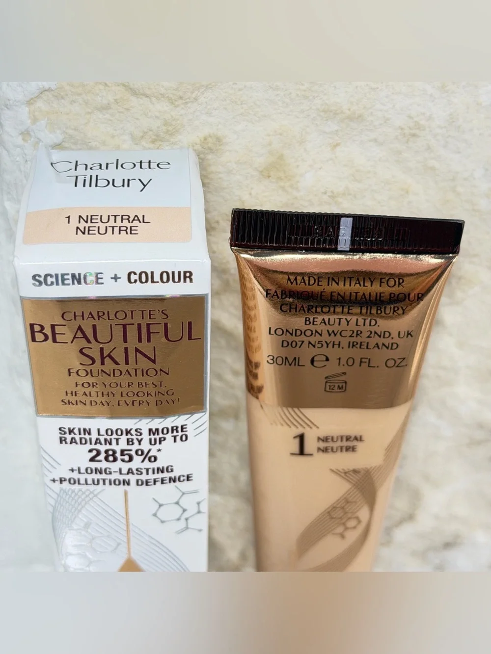 ⭐ CHARLOTTE TILBURY CHARLOTTE’S BEAUTIFUL SKIN FOUNDATION - 1 NEUTRAL